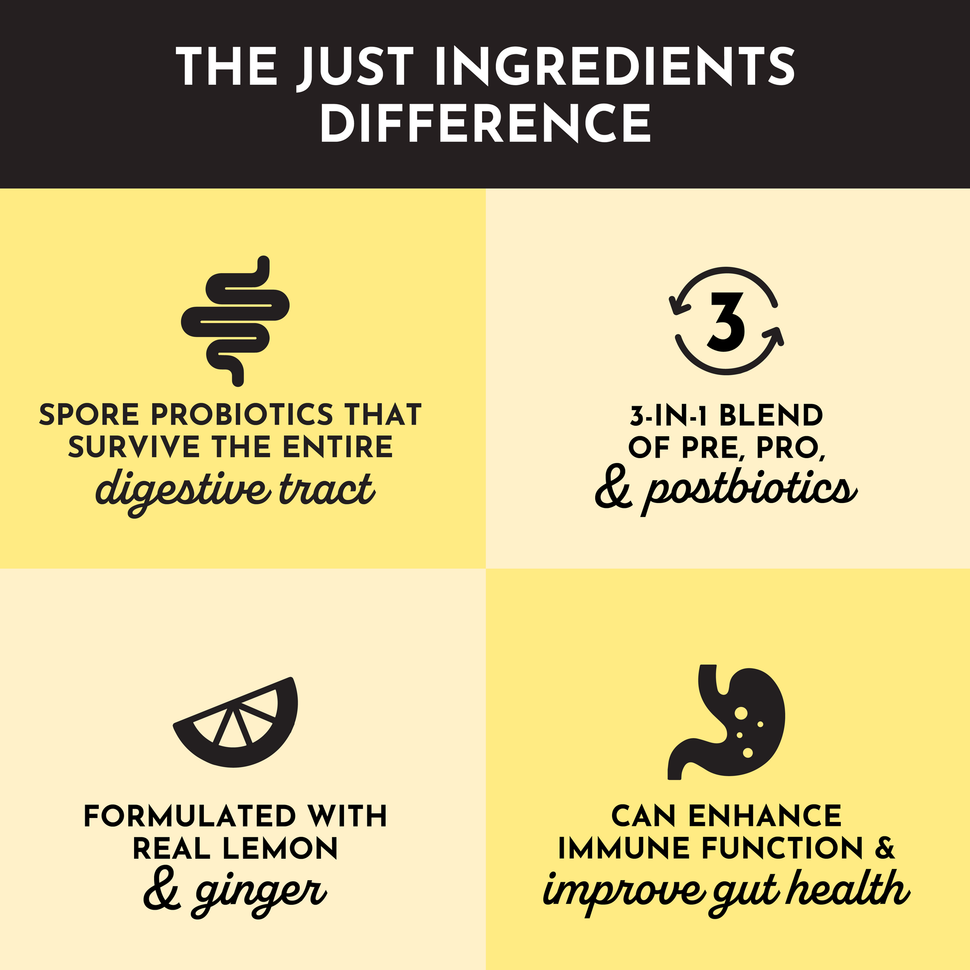 Lemon Ginger 3-In-1 Probiotic Complex - Trending Wellness Store