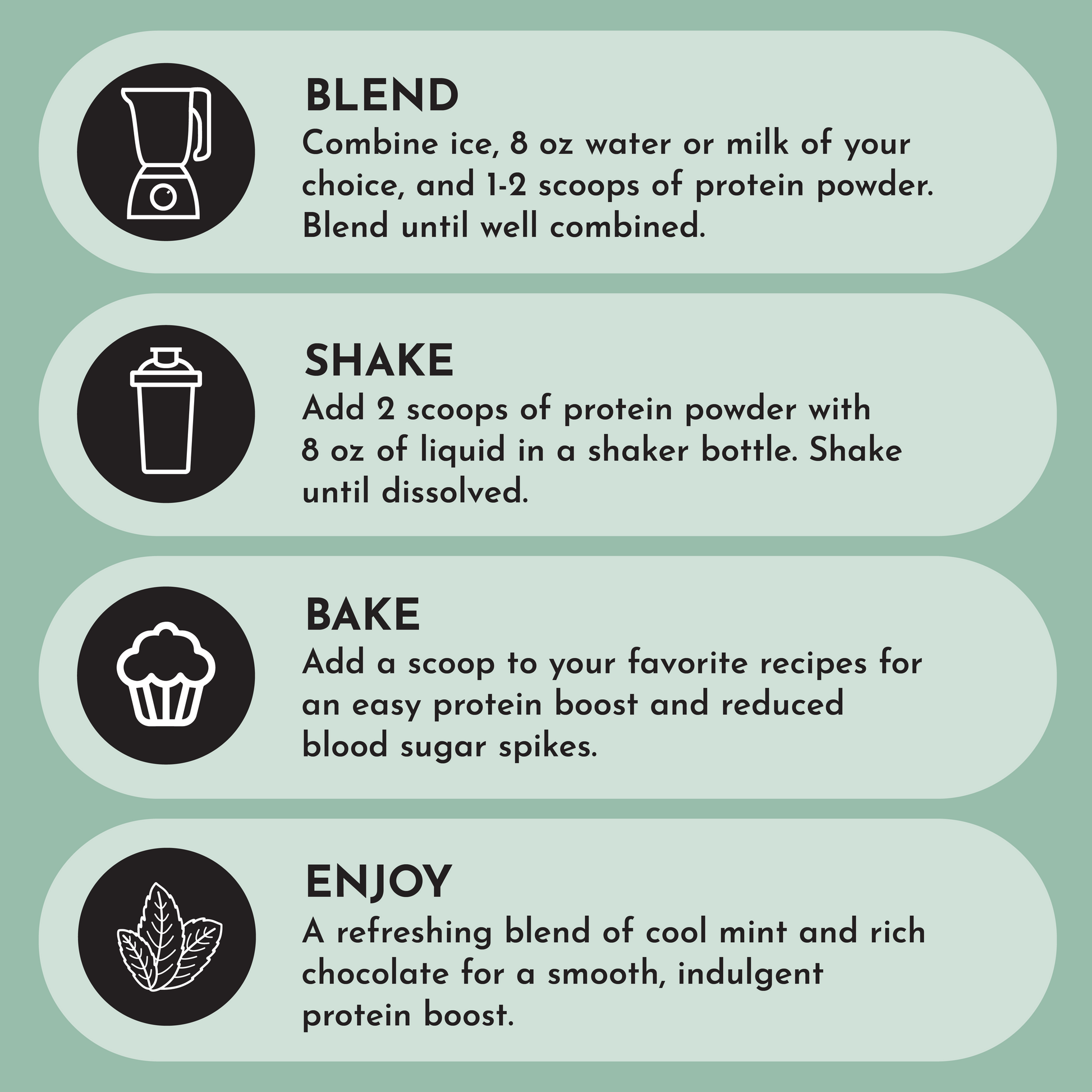 Vegan Mint Chocolate Protein Powder - Trending Wellness Store