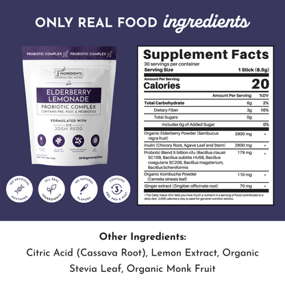 Elderberry Lemonade 3-In-1 Probiotic Complex - Trending Wellness Store