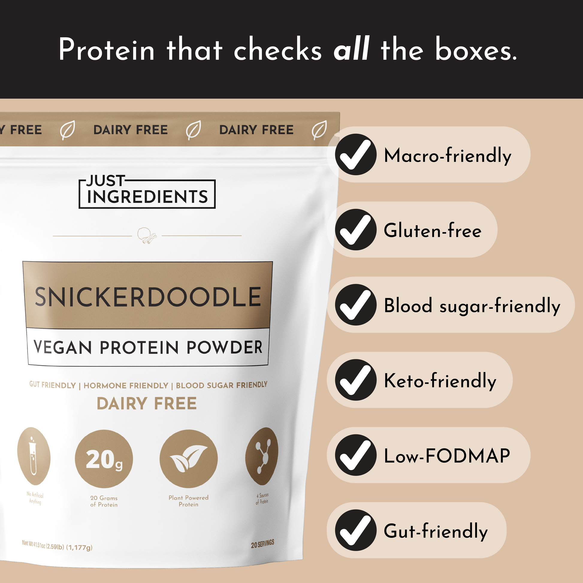 Vegan Snickerdoodle Protein Powder - Trending Wellness Store
