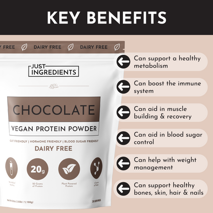 Vegan Chocolate Protein Powder - Trending Wellness Store