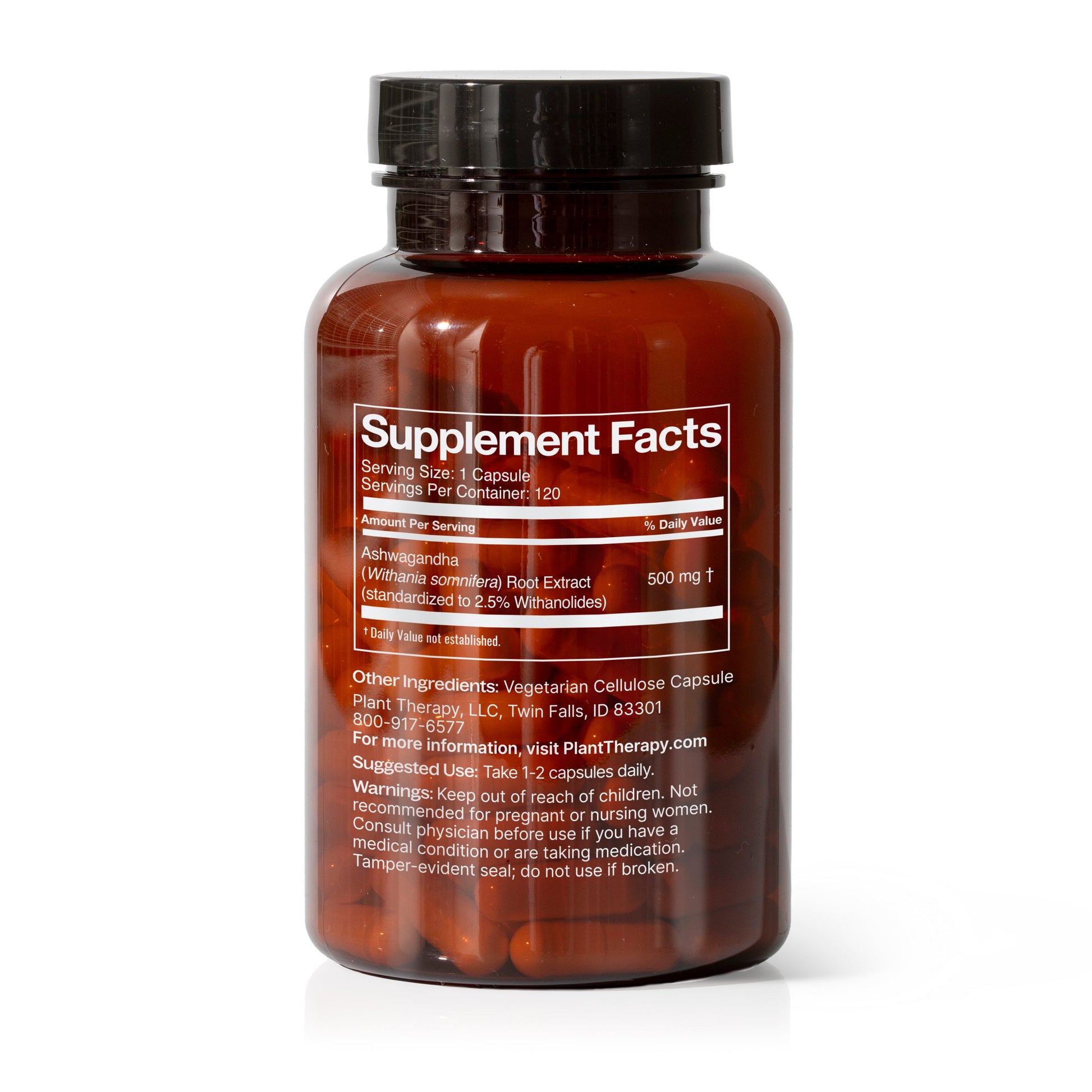 Ashwagandha Herbal Supplement - 120 Capsules - Trending Wellness Store