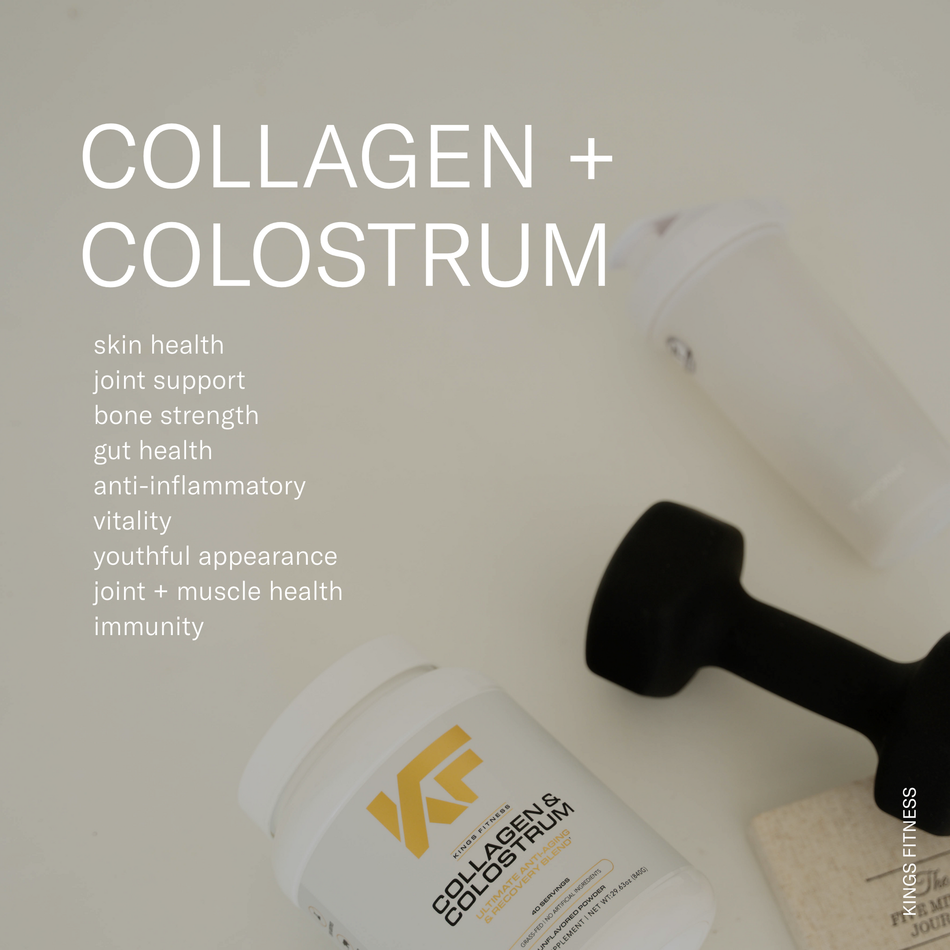 Collagen and Colostrum: Anti Aging and Recovery Blend - Trending Wellness Store