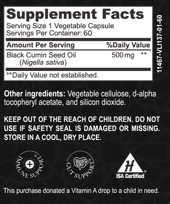 Halal Black Seed Oil - 60 count - Trending Wellness Store