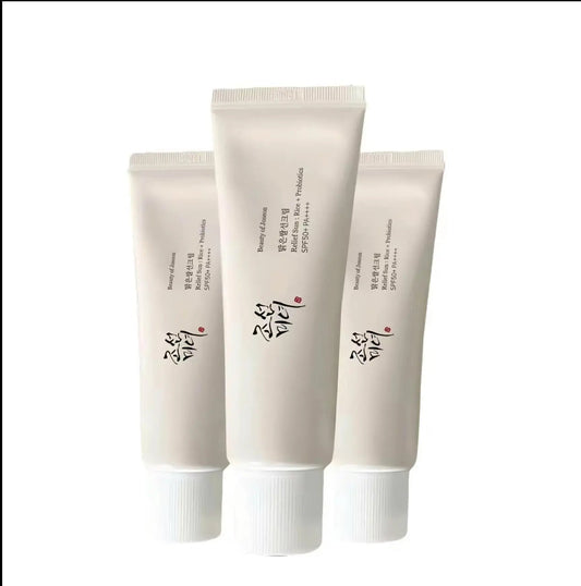 Beauty of Joseon Pack of 3 Rice Probiotics UV Sunscreen SPF50+ PA++++ 50 ml - Facial Sunscreen with Nourishing Rice Extracts, Lightweight for Sensitive Skin - Skincare, Gentle - Trending Wellness Store