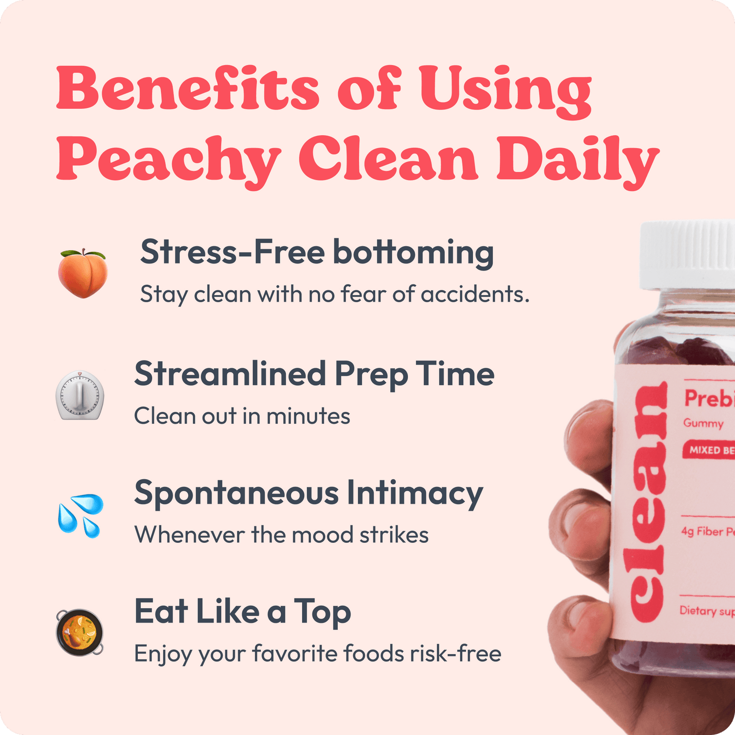 Peachy Clean Fiber Gummies - Trending Wellness Store