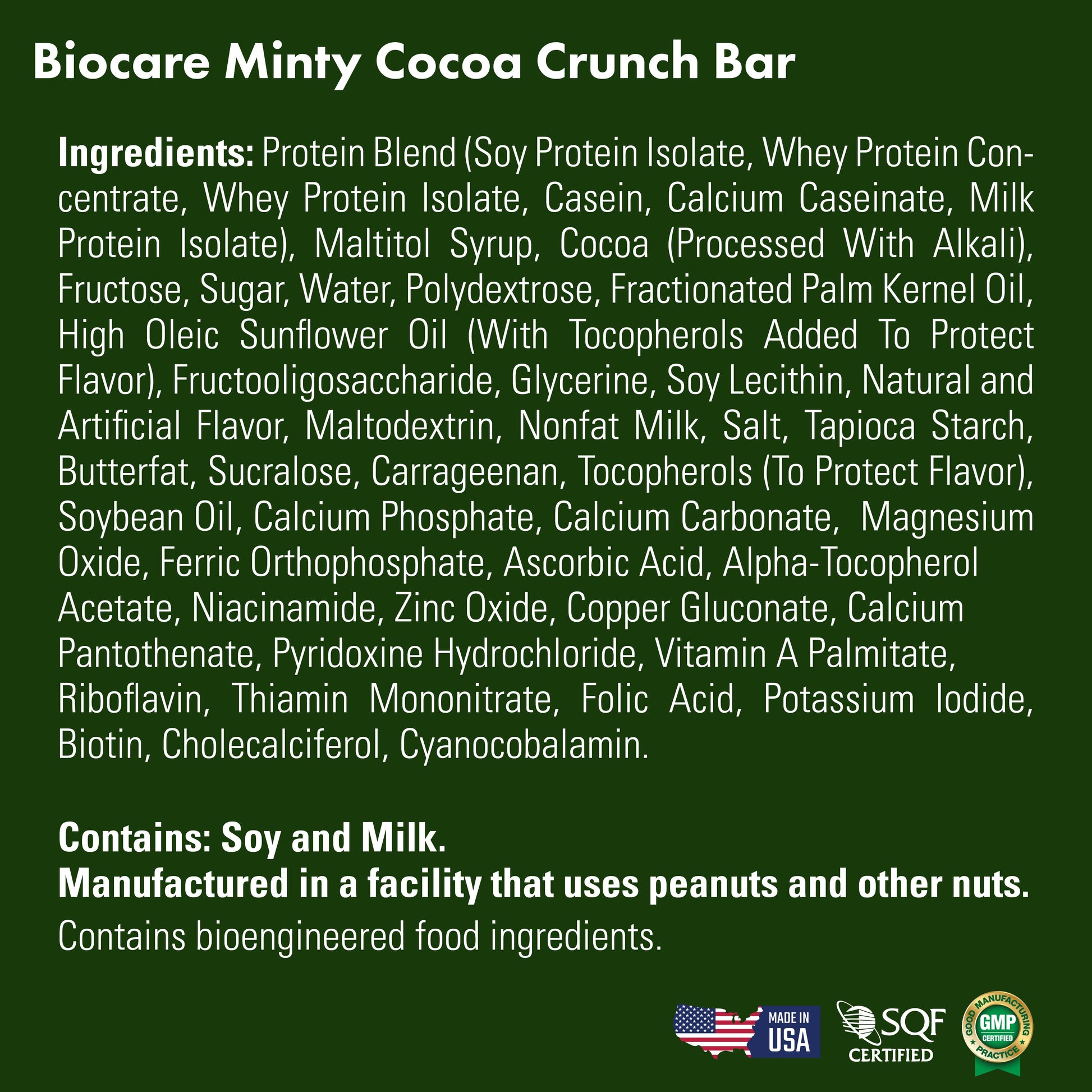 15G Protein Minty Cocoa Crunch Bar - Trending Wellness Store