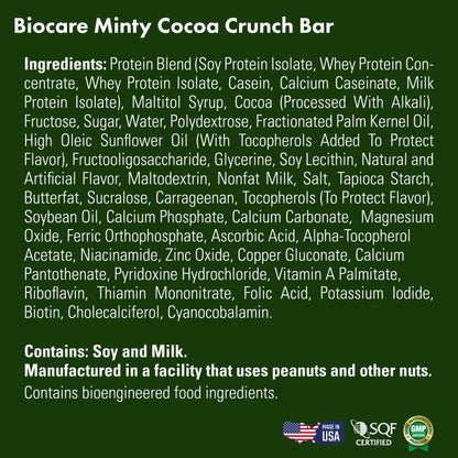 15G Protein Minty Cocoa Crunch Bar - Trending Wellness Store