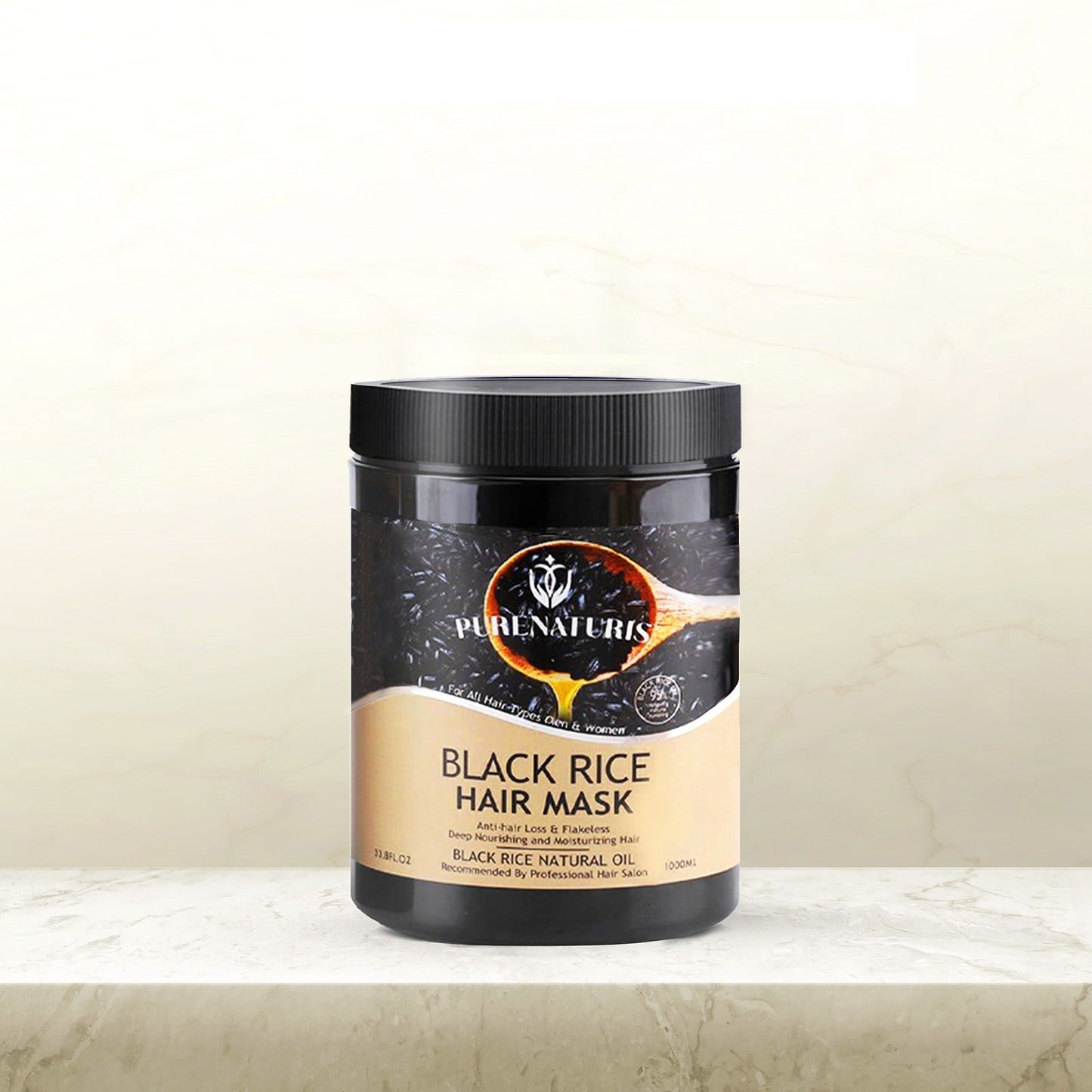 Natural Black Rice Hair Mask 35.2 Fl Oz - Trending Wellness Store