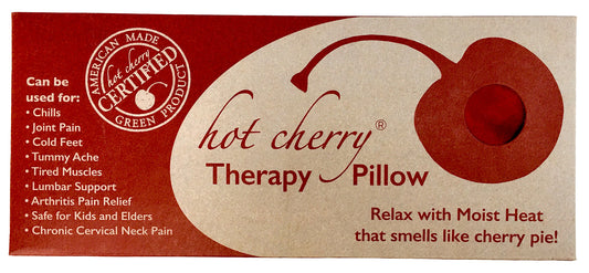 Hot Cherry Cervical Neck Pillow, in Plush Red Ultra-Suede - Trending Wellness Store