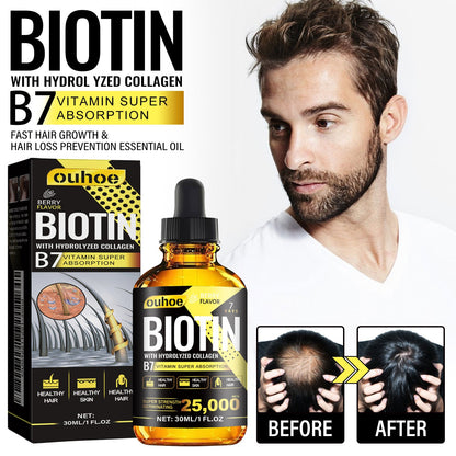 Collagen B7 Vitamin Hair Care Essential Oil Nourishes Hair Gently And Softens Hair - Trending Wellness Store