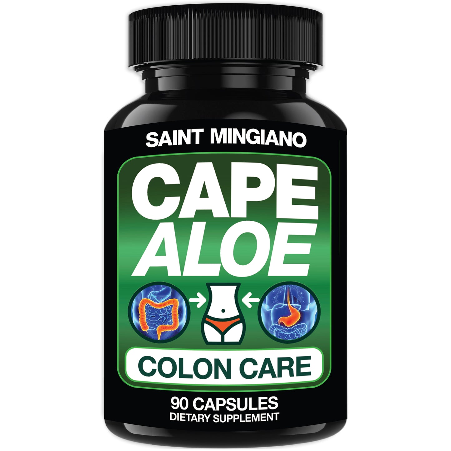 Cape Aloe Colon Cleanse, Detox & Flush - 90 Capsules. Gentle Constipation Relief - Trending Wellness Store