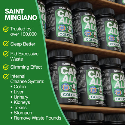 Cape Aloe Colon Cleanse, Detox & Flush - 90 Capsules. Gentle Constipation Relief - Trending Wellness Store