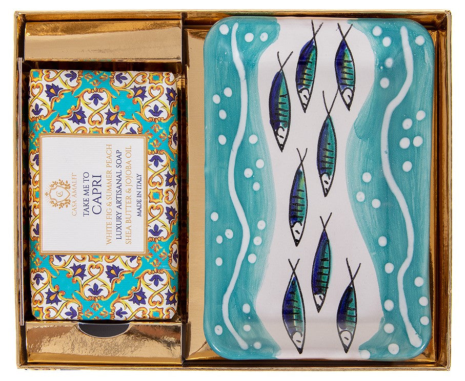 Casa Amalfi Take Me To Capri Maiolica Gift Box - Trending Wellness Store