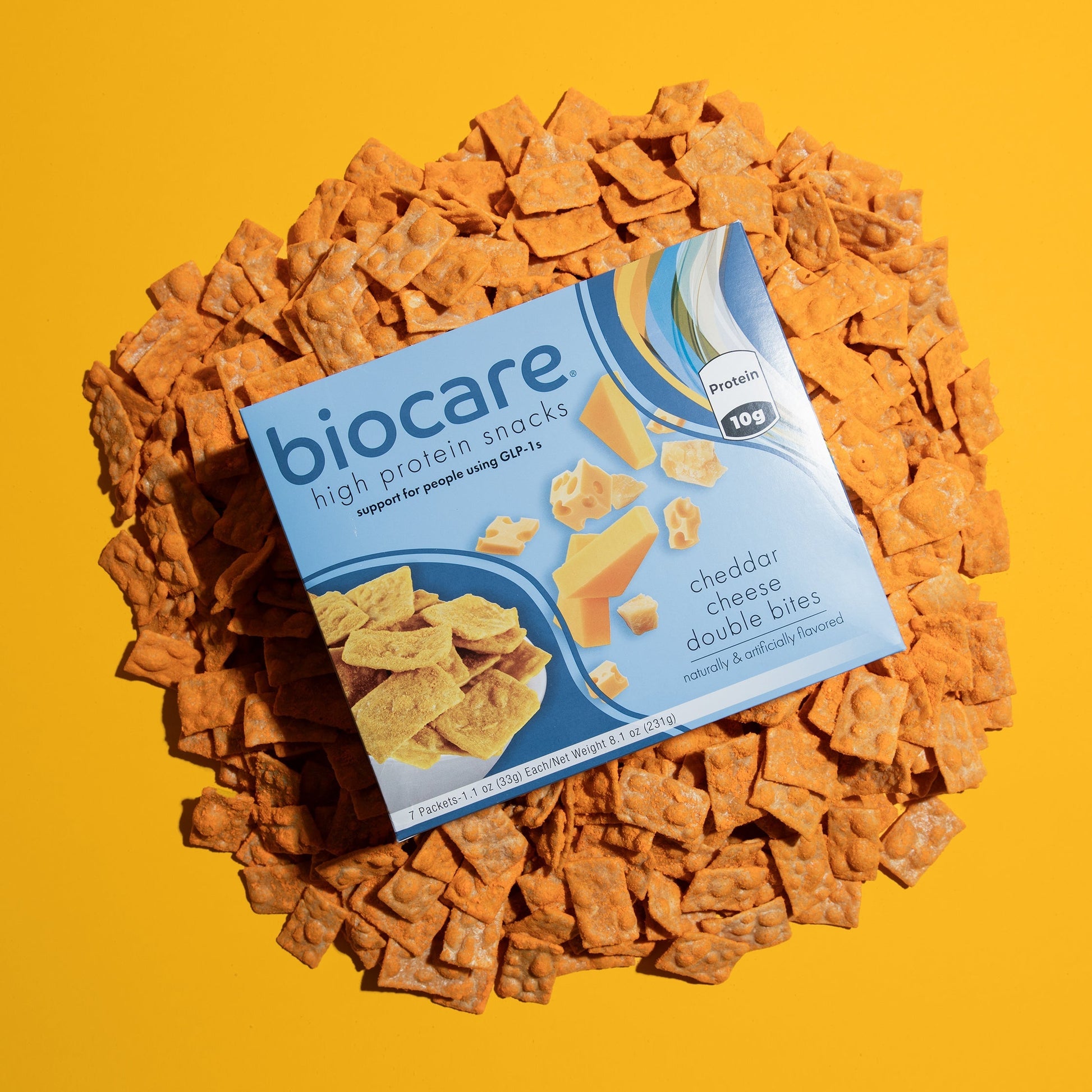 High Protein Cheddar Cheese Double Bites - Trending Wellness Store