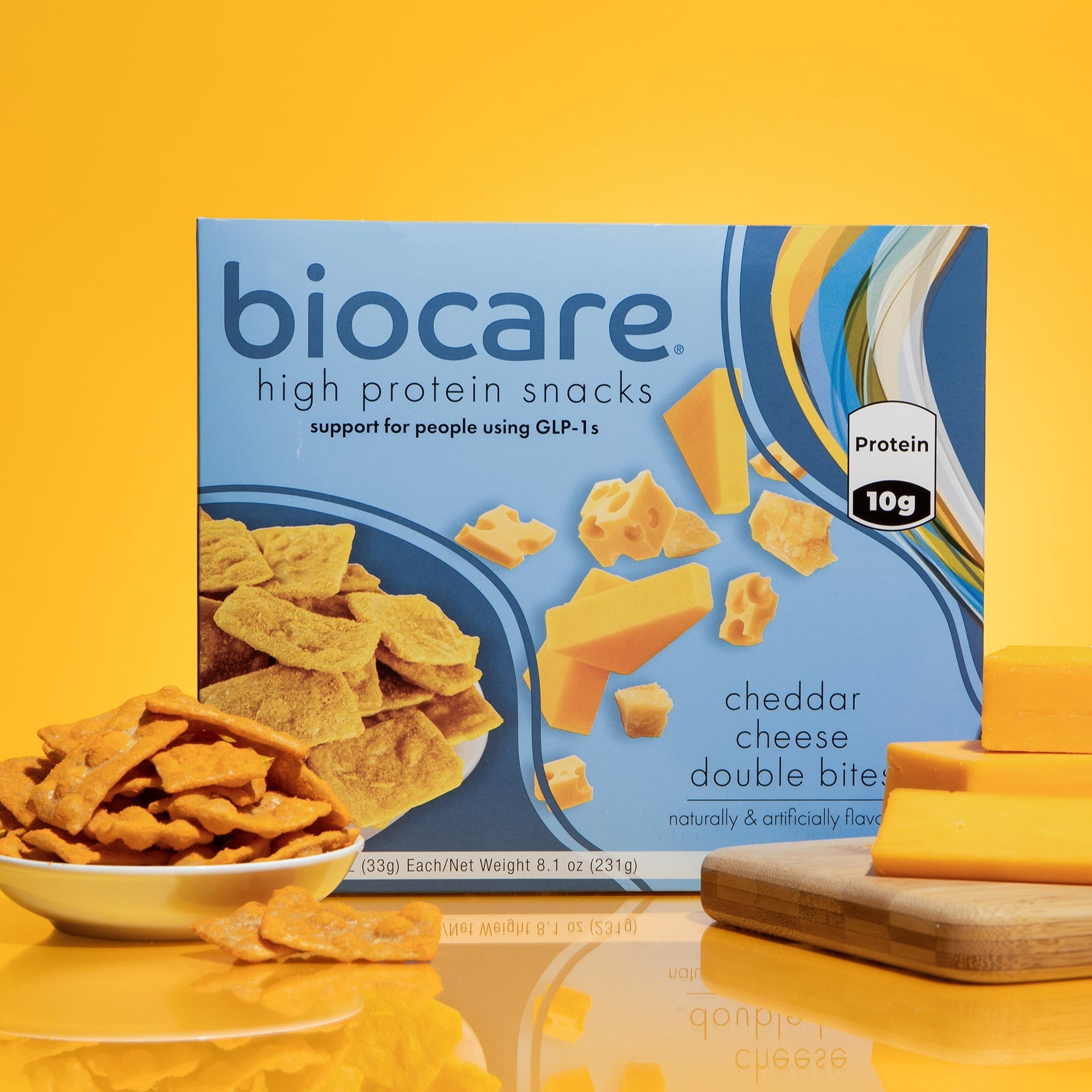 High Protein Cheddar Cheese Double Bites - Trending Wellness Store
