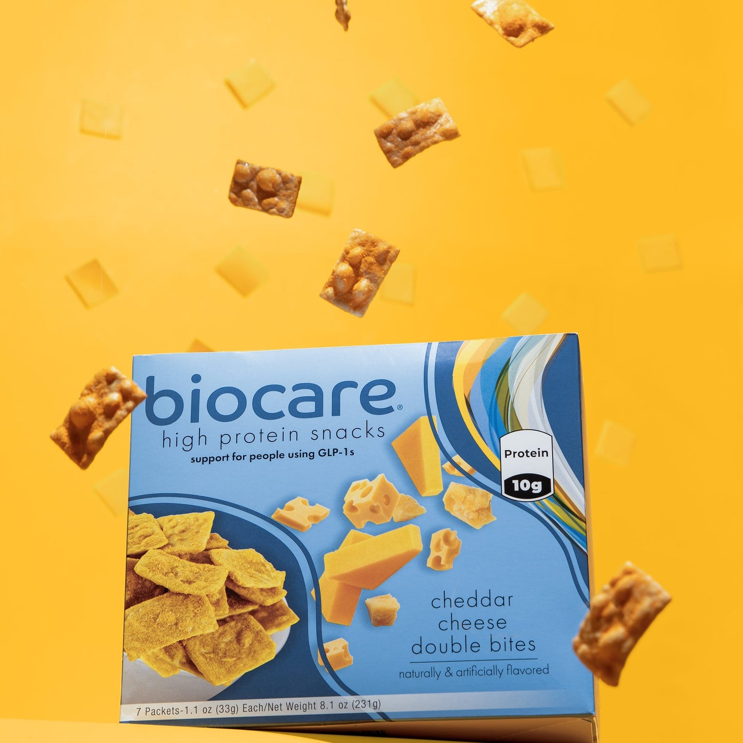 High Protein Cheddar Cheese Double Bites - Trending Wellness Store