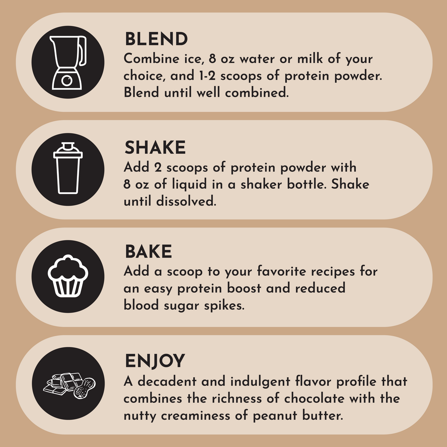 Vegan Peanut Butter Chocolate Protein Powder - Trending Wellness Store