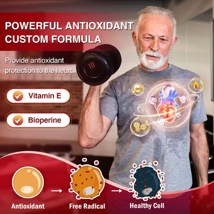 CoQ10 + PQQ + Vitamin E, 400mg, 120 Softgels - Trending Wellness Store