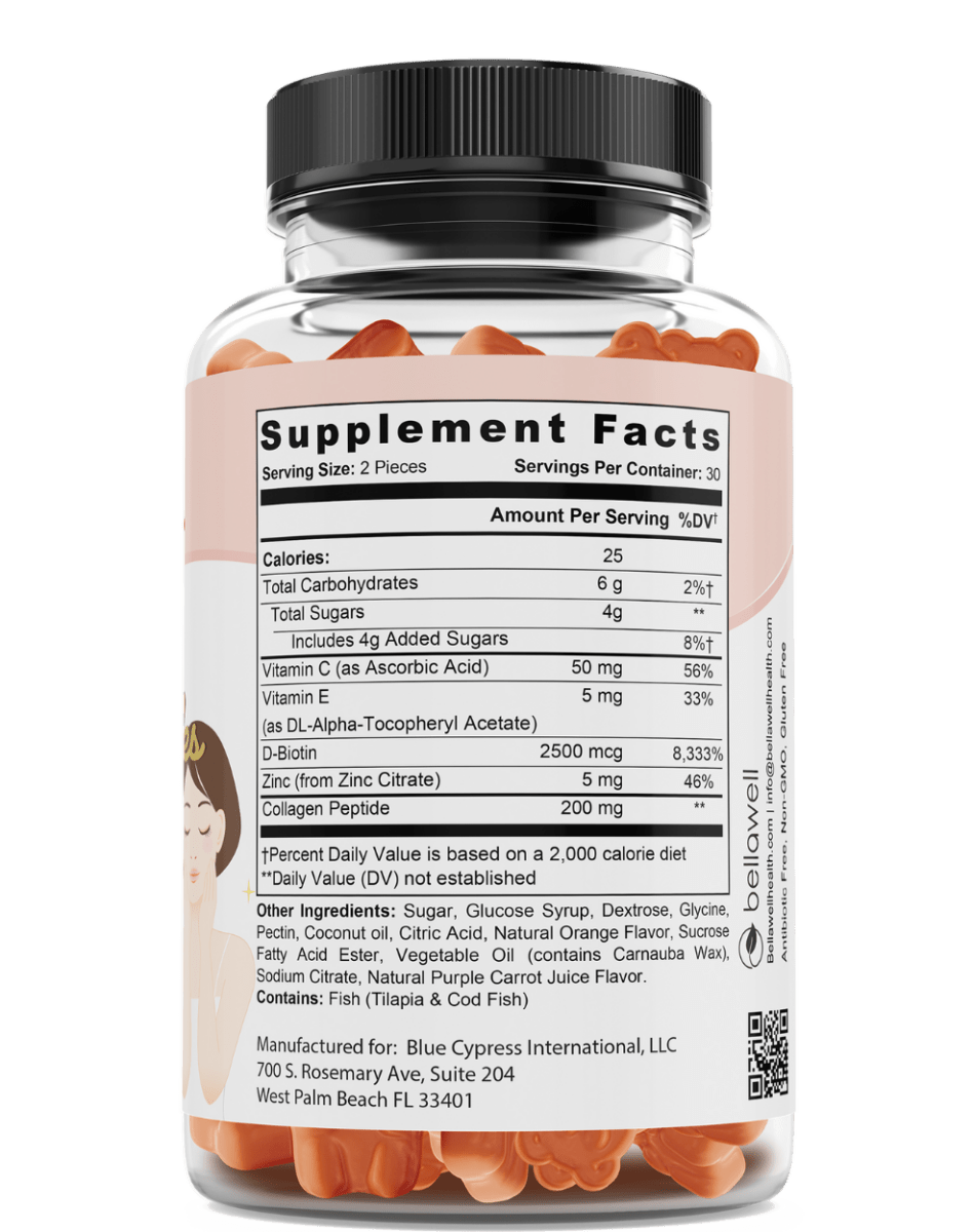 Collagen Peptide Gummies – Radiance from the Inside out by Bellawell - Trending Wellness Store