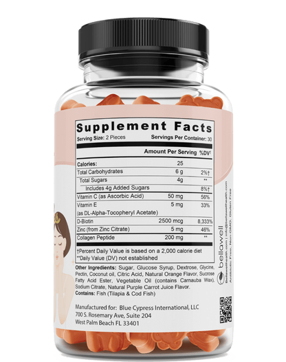 Collagen Peptide Gummies – Radiance from the Inside out by Bellawell - Trending Wellness Store