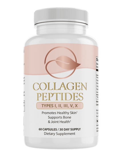 Collagen Peptides Types I, II, III, V, X by Bellawell - Trending Wellness Store