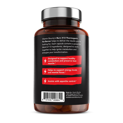 Vitamin Bounty Burn X13 - Trending Wellness Store