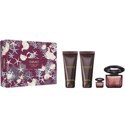 Crystal Noir Versace – Women 4Pcs Set EDP Spray - Trending Wellness Store
