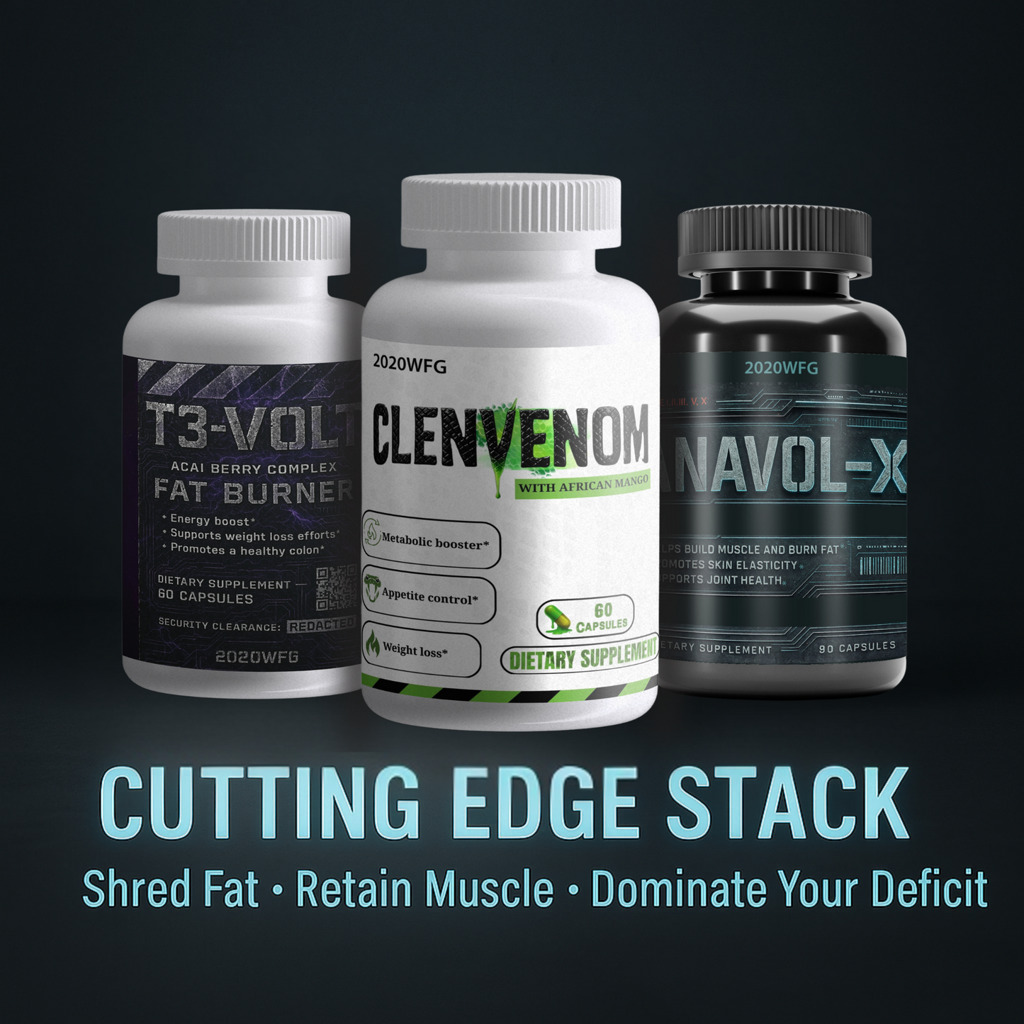 Cutting Edge Stack – Fat Loss & Muscle Preservation Supplement Cycle - Trending Wellness Store