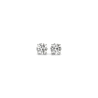 1/2 cttw Lab Grown Round Diamond Stud Earrings 14k White Gold (G/VS2) - Trending Wellness Store
