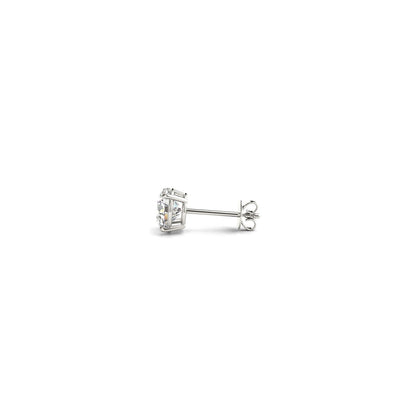 1/2 cttw Lab Grown Round Diamond Stud Earrings 14k White Gold (G/VS2) - Trending Wellness Store