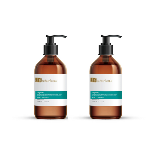Dr Botanicals Gingerlily Hand & Face Cleansing Wash 500ml Twin Value Savings Pack - Trending Wellness Store