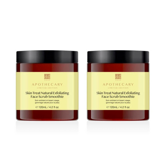 Dr Botanicals Skin Treat Natural Exfoliating Face Scrub Smoothie 120ml Twin Value Savings Pack - Trending Wellness Store