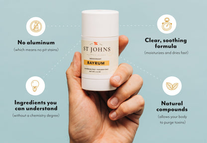 Bay Rum Aluminum Free Deodorant - Trending Wellness Store