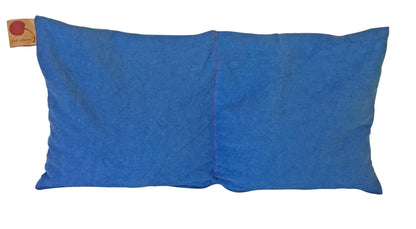 Hot Cherry Double Square Pillow in Blue Denim - Trending Wellness Store