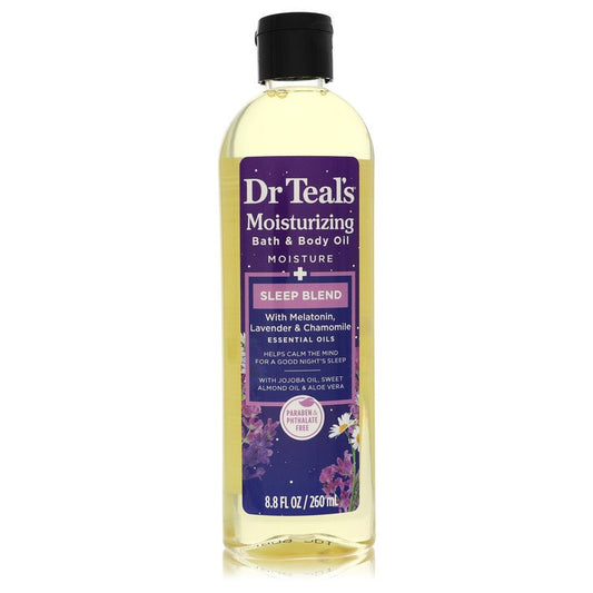 Dr Teal's Moisturizing Bath & Body Oil Sleep Blend by Dr Teal's Bath & Body Oil with Melatonin, Lavender & Chamomile 8.8 oz for Women - Trending Wellness Store
