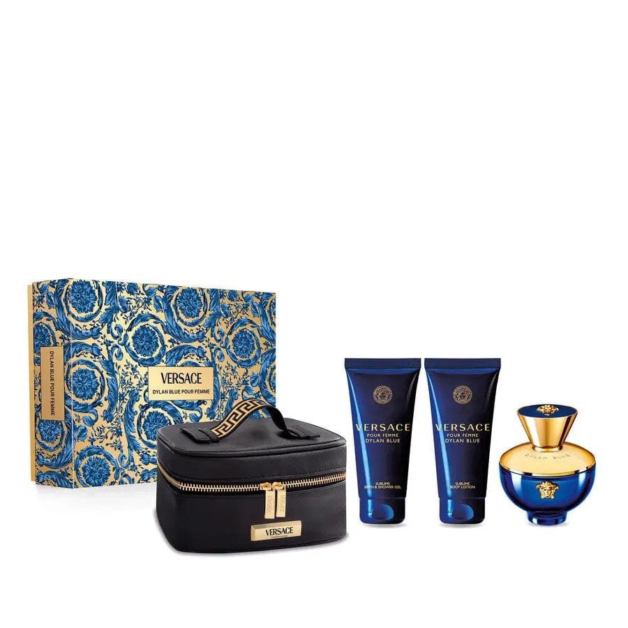 Dylan Blue By Versace For Women 4Pcs Set EDP Spray - Trending Wellness Store