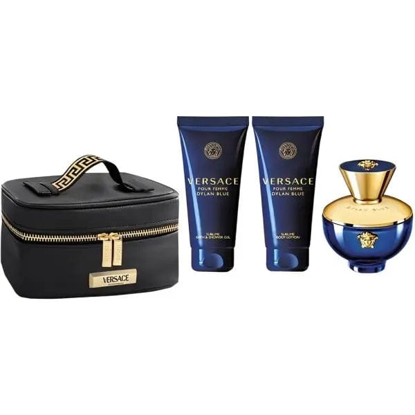 Dylan Blue By Versace For Women 4Pcs Set EDP Spray - Trending Wellness Store