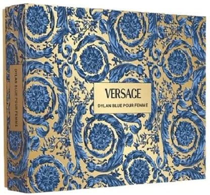 Dylan Blue By Versace For Women 4Pcs Set EDP Spray - Trending Wellness Store