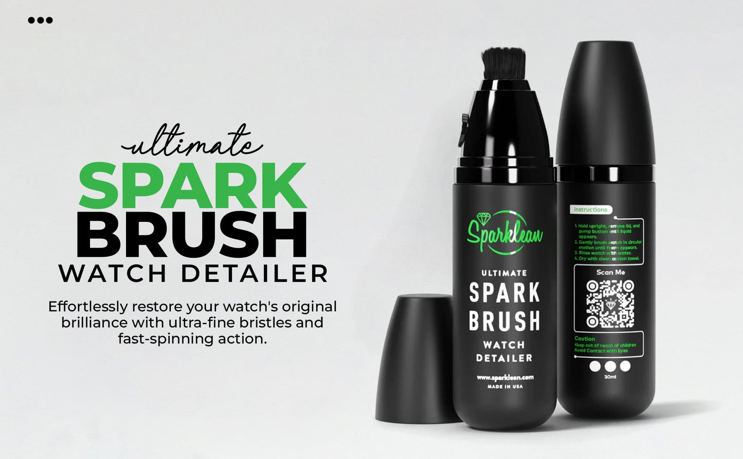 SparkBrush Soft-Bristle Gentle on All Metals, Jewelry, & Watches - Trending Wellness Store