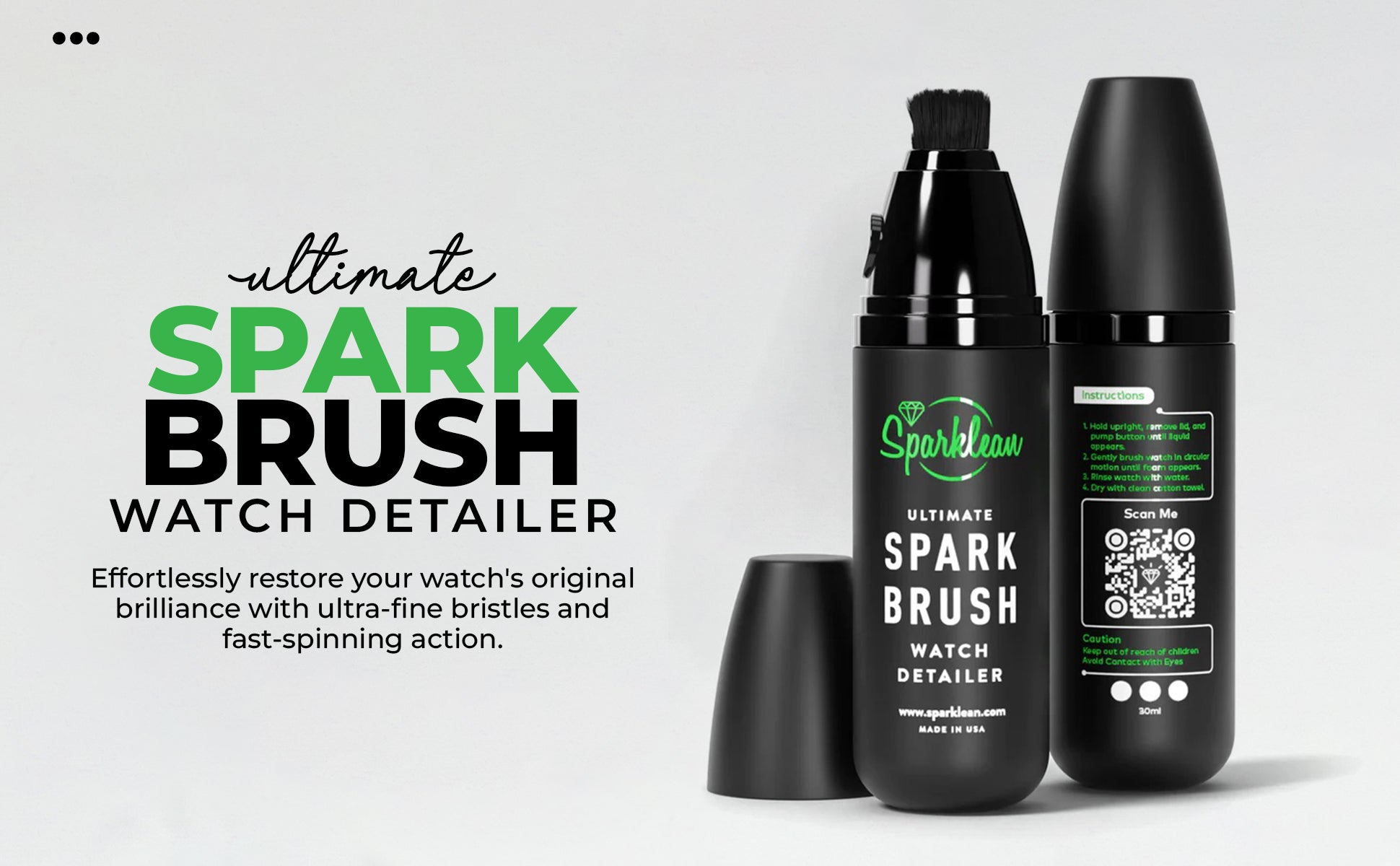 SparkBrush Soft-Bristle Gentle on All Metals, Jewelry, & Watches - Trending Wellness Store