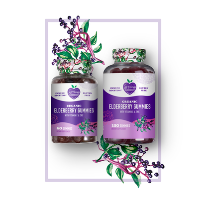 ELDERBERRY GUMMIES WITH VITAMIN C & ZINC - ORGANIC - Trending Wellness Store