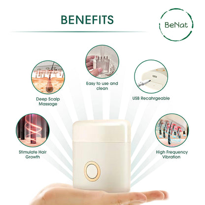 Electric Oil Applicator and Vibration Scalp Massager 2 in 1 - Trending Wellness Store