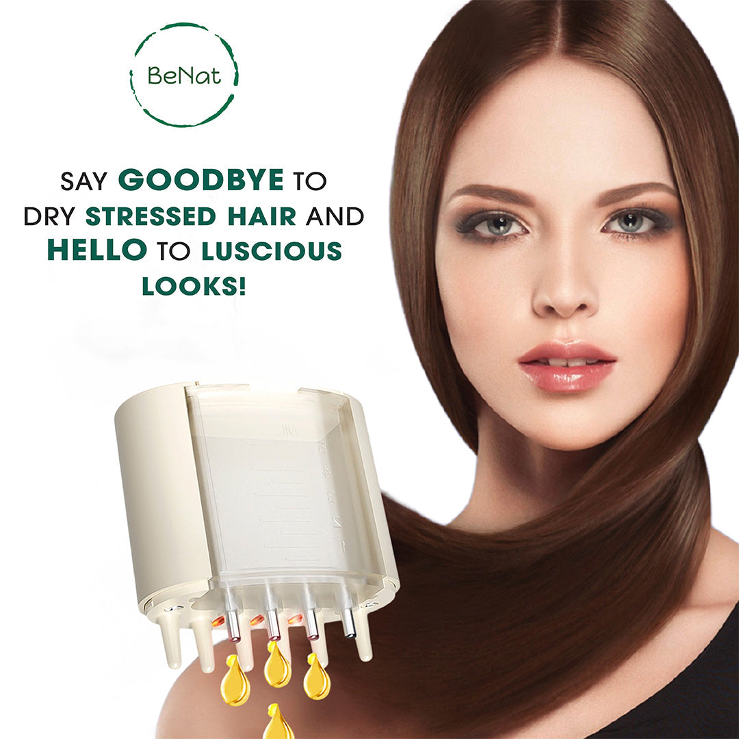 Electric Oil Applicator and Vibration Scalp Massager 2 in 1 - Trending Wellness Store