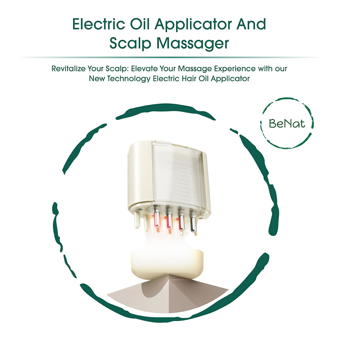 Electric Oil Applicator and Vibration Scalp Massager 2 in 1 - Trending Wellness Store
