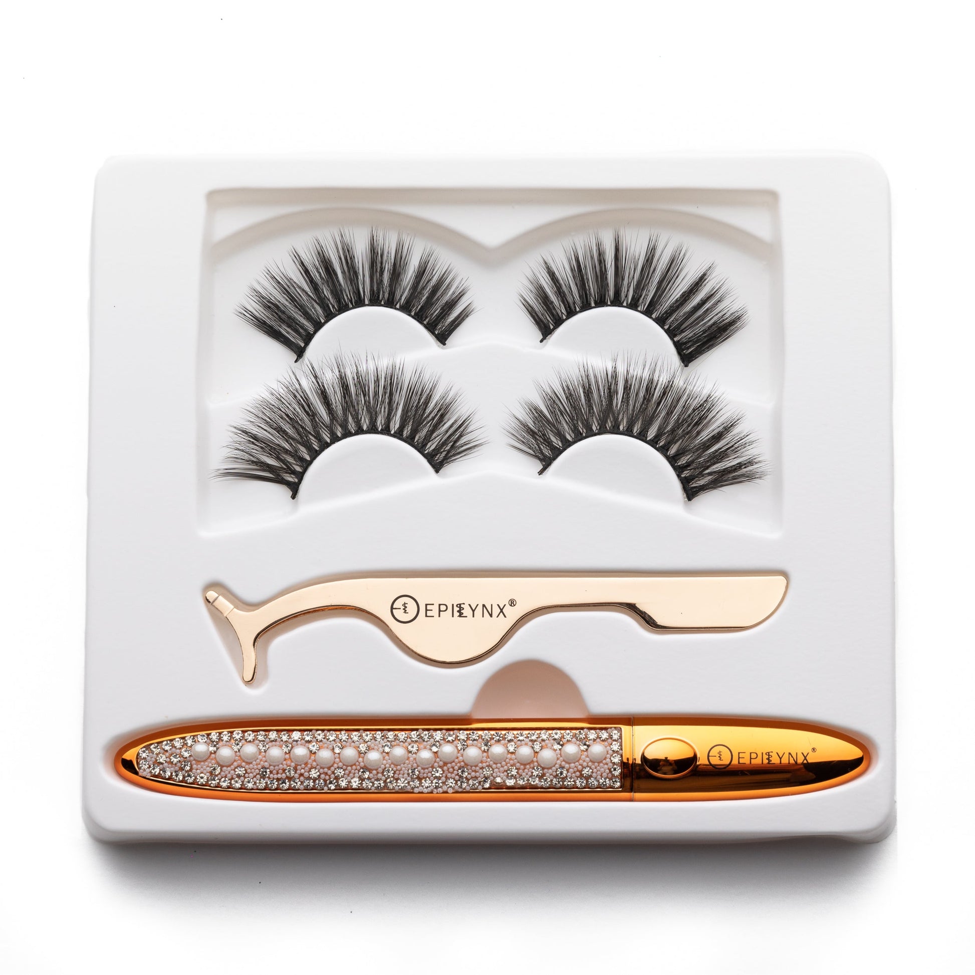 False Eyelashes - No Glue Black Eyeliner and Lashes Kit - Trending Wellness Store