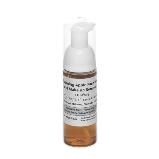 Gentle, Oil-Free Foaming Apple Cleanser for Sensitive & Acne-Prone Skin | Vegan, allergen-friendly, sulfate & paraben free | Purifying, hydrating face wash for all skin types - Trending Wellness Store