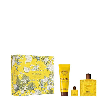Eros Energy By Versace For Men 3Pcs Set EDP Spray - Trending Wellness Store
