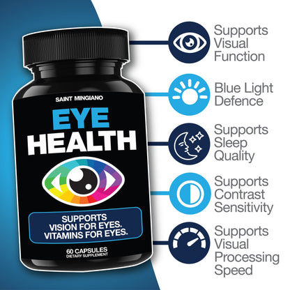 Eye Health & Vision Vitamins Supplement 60 Capsules - Trending Wellness Store