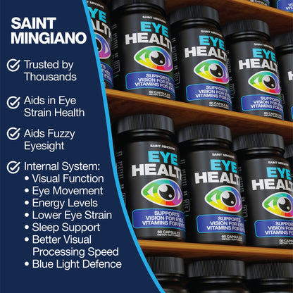 Eye Health & Vision Vitamins Supplement 60 Capsules - Trending Wellness Store